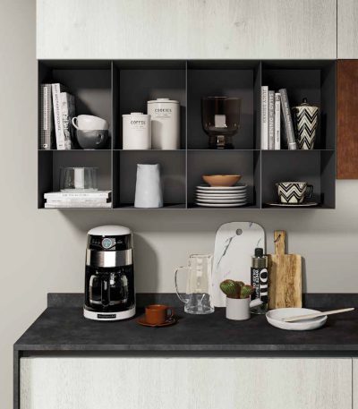 Des meubles hauts pour multiplier les possibilités 